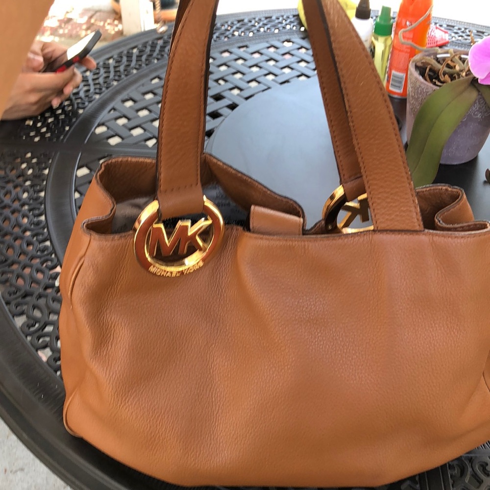 Michael Kors all leather bag